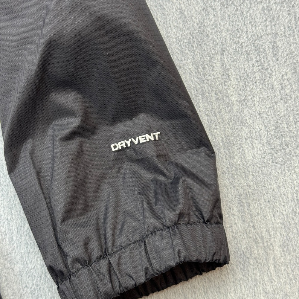 The North Face Jacket Women Large Black Dryvent Rain Lightweight Full Zip Coat - Picture 3 of 12